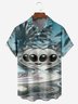 Alien Chest Pocket Short Sleeve Casual Shirt