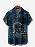 Pirate Chest Pocket Short Sleeve Casual Shirt
