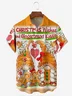 Christmas Gnome Chest Pocket Short Sleeve Hawaiian Shirt