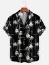 Tropical Coconut Tree Short Sleeve Aloha Shirt
