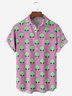 Alien Chest Pocket Short Sleeve Hawaiian Shirt