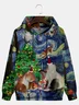 Christmas Cat Casual Hoodie