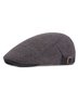 Men Adjustable Plaid Casual Beret