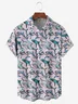 Shark Chest Pocket Short Sleeve Hawaiian Shirt