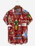 Christmas Griswold Chest Pocket Short Sleeve Casual Shirt