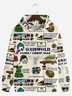 Family Christmas Pocket Stitching Casual Hoodie