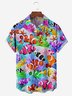 Marine Life Chest Pocket Short Sleeve Hawaiian Shirt