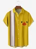 Duck Chest Pocket Short Sleeve Bowling Shirt