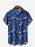American Donut Chest Pocket Short Sleeve Casual Shirt