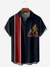 Christmas Chest Pocket Short Sleeve Bowling Shirt