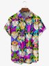 Carnival Gnome Chest Pocket Short Sleeve Casual Shirt