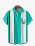 Hardaddy Medieval Cocktail Chest Pocket Short Sleeve Bowling Shirt