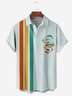 Medieval Geometric Chest Pocket Short Sleeve Bowling Shirt