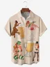 Hawaiian Button Up Shirt For Men St. Patrick'S Day Cotail Tik By Alice Meow