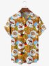 Hardaddy Sausage Beer Chest Pocket Short Sleeve Hawaiian Shirt