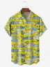 Breathable Ocean Fish Chest Pocket Hawaiian Shirt