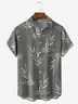 Hardaddy Men's Vintage Print Casual Breathable Short Sleeve Hawaiian Shirt