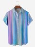 Moisture-wicking Abstract Stripes Chest Pocket Resort Shirt
