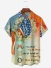 Moisture-wicking Breathable Memorial Day Chest Pocket Resort Shirt