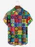 Moisture-wicking Hippie Floral Chest Pocket Hawaiian Shirt