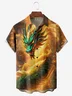 Moisture-wicking Dragon Chest Pocket Hawaiian Shirt