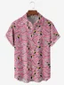 Hardaddy Moisture-Wicking Flamingo Chest Pocket Hawaiian Shirt