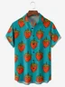 Moisture-wicking Breathable Strawberry Chest Pocket Hawaiian Shirt