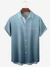 Quick Dry Breathable Gradient Chest Pocket Casual Shirt
