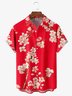 Breathable Japanese Sakura Chest Pocket Hawaiian Shirt