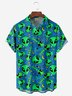 Moisture-wicking Alien Chest Pocket Hawaiian Shirt