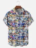 Hardaddy Moisture-wicking Abstract Plaid Chest Pocket Hawaiian Shirt