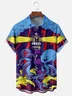 Hardaddy Marine Life Octopus Moisture-wicking Chest Pocket Hawaiian Shirt
