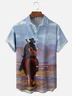 Hardaddy Moisture-wicking Breathable Western Cowboy Chest Pocket Casual Shirt