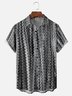 Hardaddy Moisture-wicking Abstract Art Chest Pocket Hawaiian Shirt