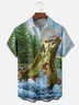 Hardaddy Outdoor Fishing Breathable Chest Pocket Hawaiian Shirt