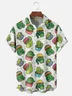 Moisture-Wicking Fun Cactus Cat Print Shirt
