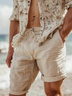 Cotton Plain Bermuda Shorts