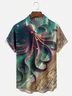 Moisture-wicking Octopus Hawaiian Shirt
