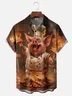 Moisture Wicking Funny BBQ Pig Hawaiian Shirt