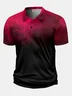 Moisture Wicking Golf Polo 3D Gradient Color