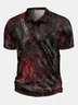Moisture Wicking Golf Polo 3D Gradient Color
