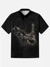 Moisture-wicking Music Chest Pocket Hawaiian Shirt