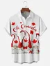 Moisture-wicking Canada Day Gnome Chest Pocket Hawaiian Shirt