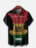 Moisture Wicking Juneteenth Chest Pocket Hawaiian Shirt