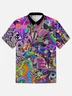 Moisture-wicking Acid Digital Art Hawaiian Shirt