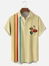 Moisture-wicking Medieval art Chest Pocket Bowling Shirt