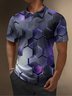 Moisture Wicking Golf Polo 3D Gradient Color Abstract Geometric