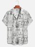 Moisture Wicking Technology Lines Short Sleeve Aloha Shirt