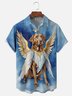 Moisture Wicking Angel Golden Retriever Hawaiian Shirt