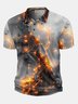 Moisture Wicking Golf Polo 3D Gradient Color Abstract Geometric